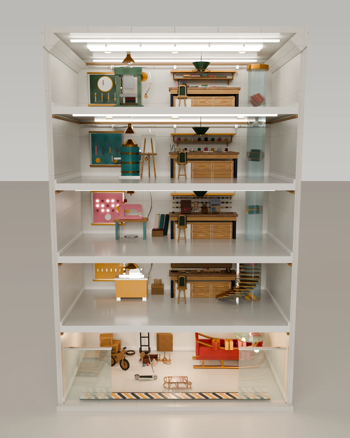 The Toy Shop showroom